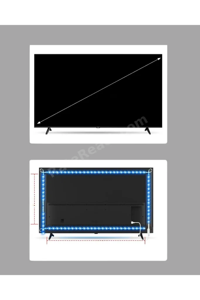 TrendyPazarSell Kendinden Yapışkanlı LED Şerit Televizyon Aydınlatması 2mt 1190575
