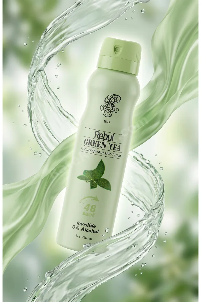 Green Tea Alkolsüz Kadın Deodorant 150 ml - Yeşil Çay Ferahlığı ve Tam Koruma