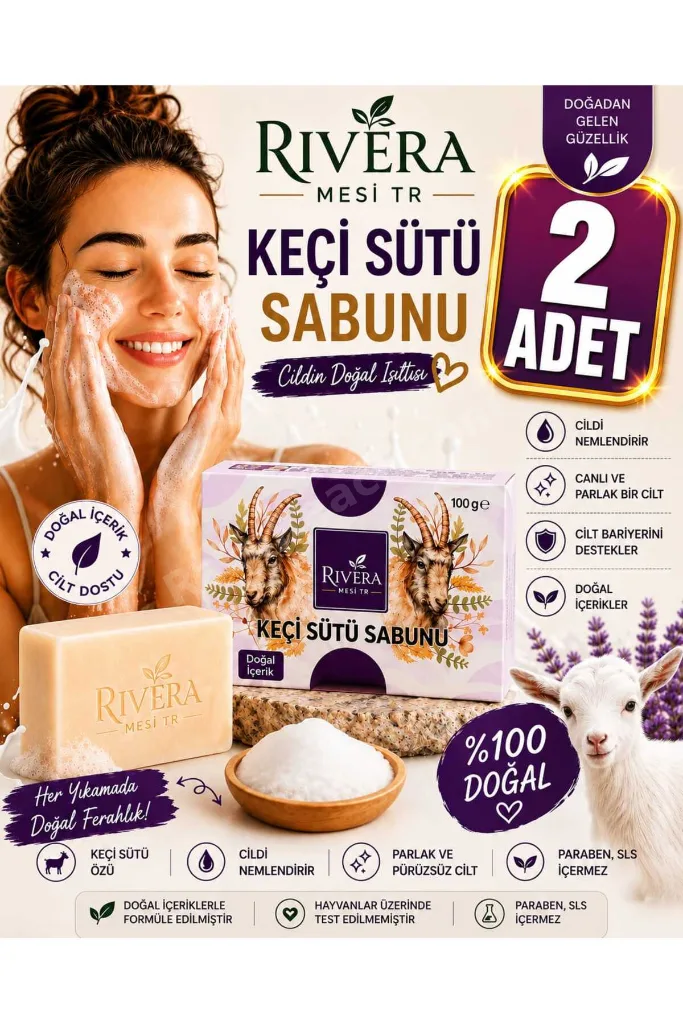 Keçi Sütü Sabunu 2 ADET