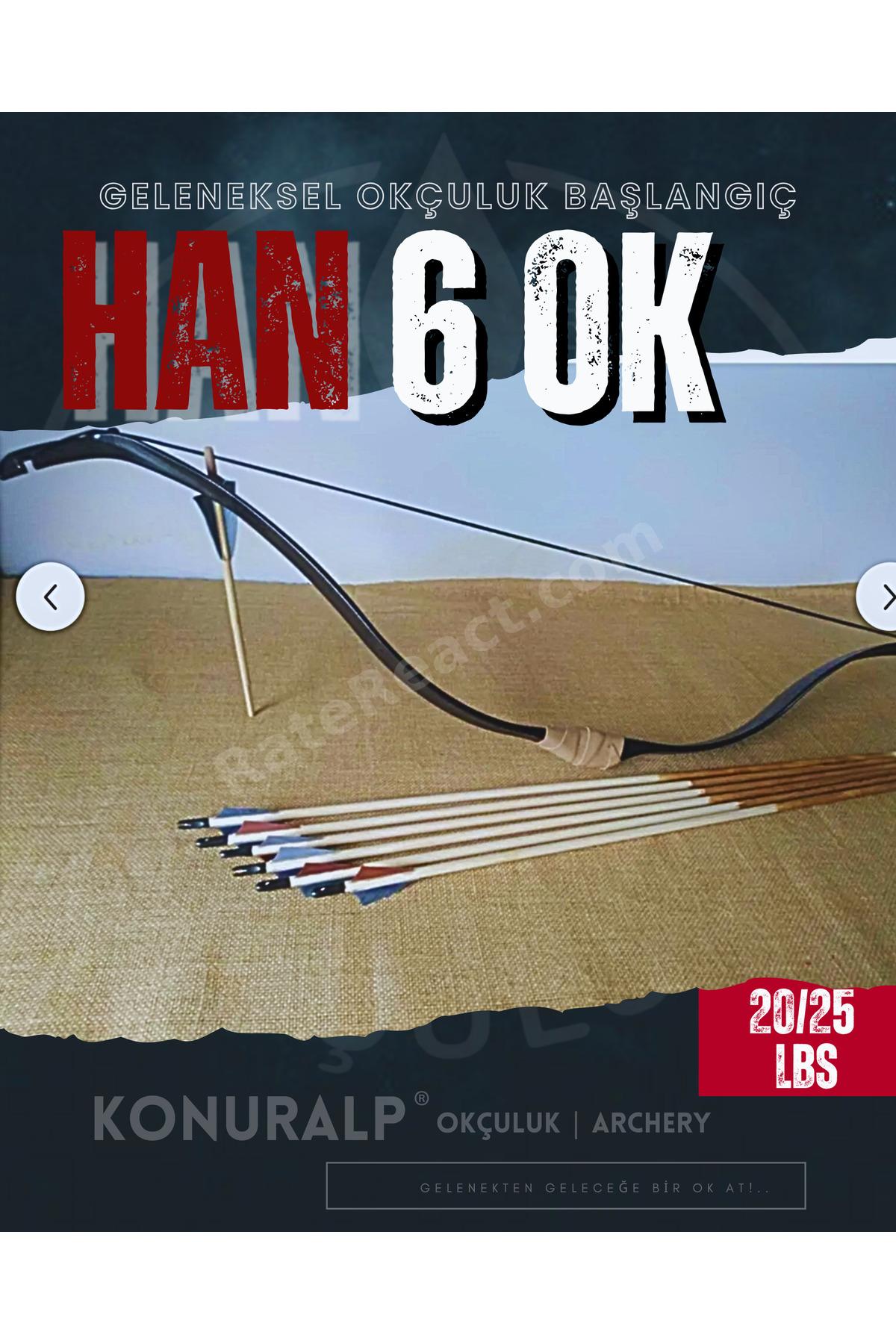 Geleneksel Okçuluk Başlangıç Seti (6 Ok)