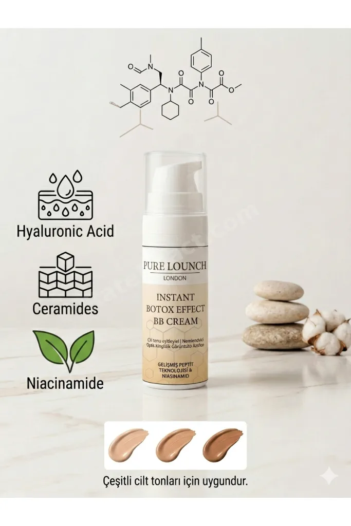 Instant Botox Effect BB Cream 15 ml - Yaşlanma Karşıtı, Kırışıklık Karşıtı Aydınlatıcı Kapatıcı