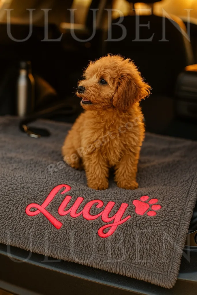 İsimli Kişiye İsme Özel Nakış İşlemeli Antrasit Gri Kedi Köpek Battaniyesi Yıkanabilir Premium Peluş