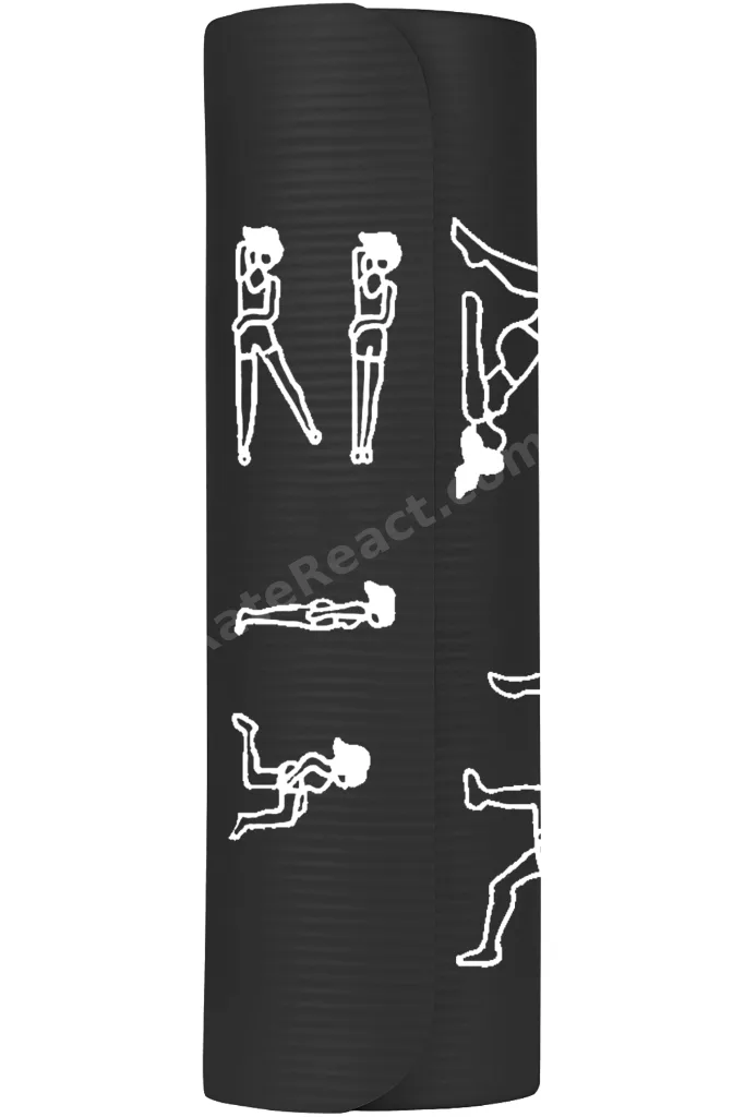 180x60 cm, 10 mm Kalınlık Egzersiz Hareketli Pilates Minderi