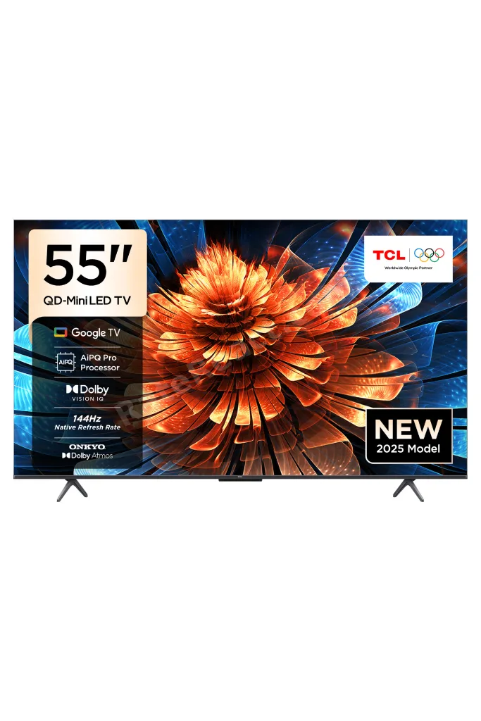 55Q6C 55" 139 Ekran Uydu Alıcılı 4K Ultra HD Smart QD Mini LED Google TV