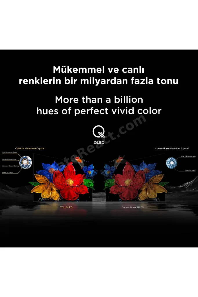 55Q6C 55" 139 Ekran Uydu Alıcılı 4K Ultra HD Smart QD Mini LED Google TV