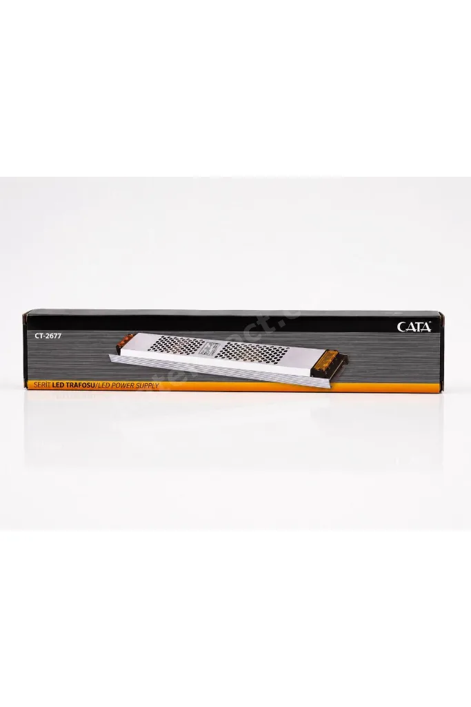 CT-2677 ŞERİT LED TRAFOSU/LED POWER SUPPLY 21 AMPER 250W KLEMENSLİ SLİM TRAFO 12 volt çıkışlı