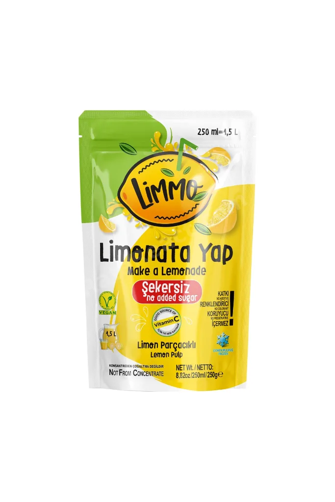 Şekersiz Limonata 250 ML