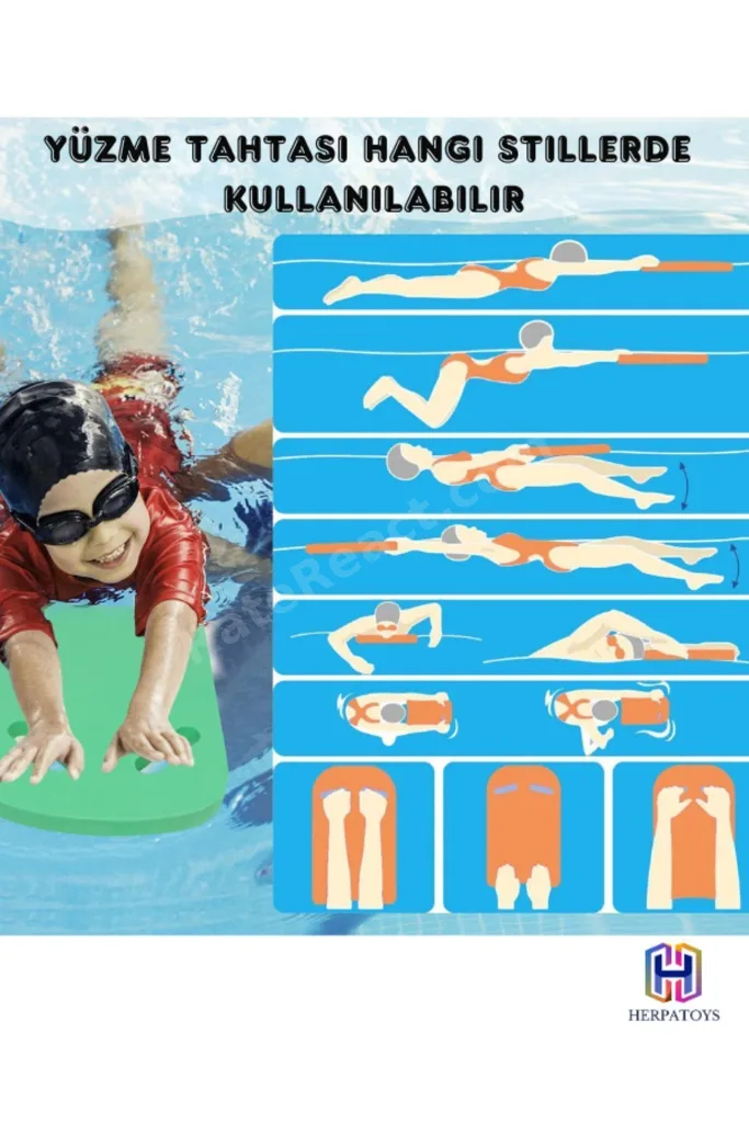 Beyaz-Siyah Yüzme Tahtası Öğrenme ve Alt Vücut Çalışma Board'u