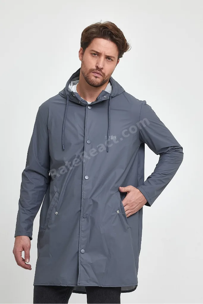 Stay Dry Gri Erkek Yağmurluk