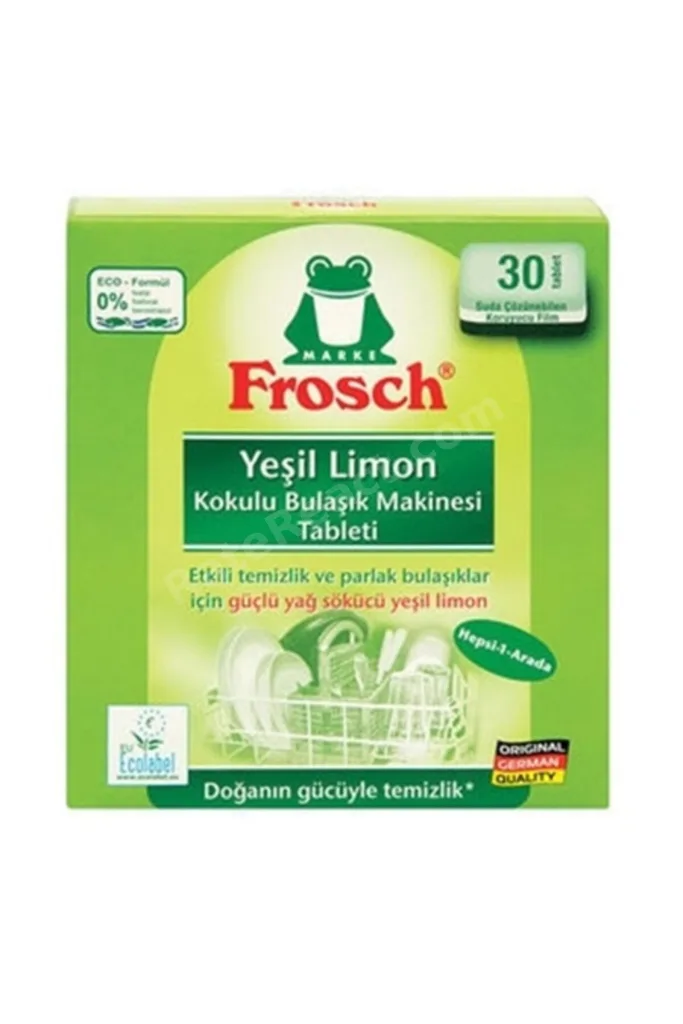 Yeşil Limonlu Bulaşık Deterjanı Tablet 30 Lu