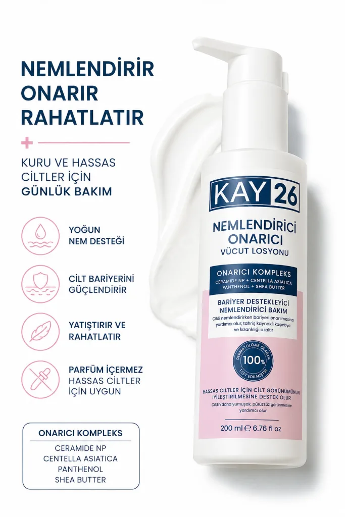 Parfümsüz Onarıcı Vücut Losyonu