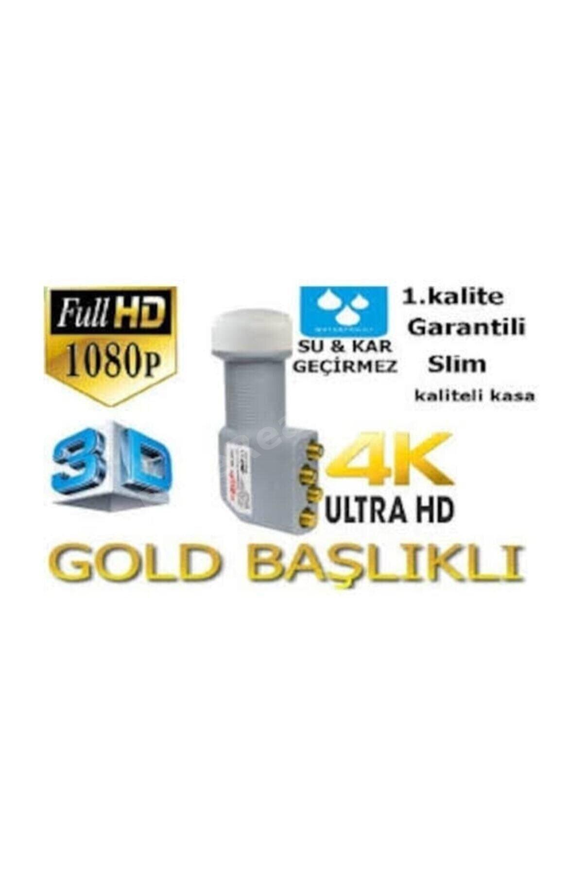 Lnb Dörtlü Santral 0.1db Gold 4k 3d