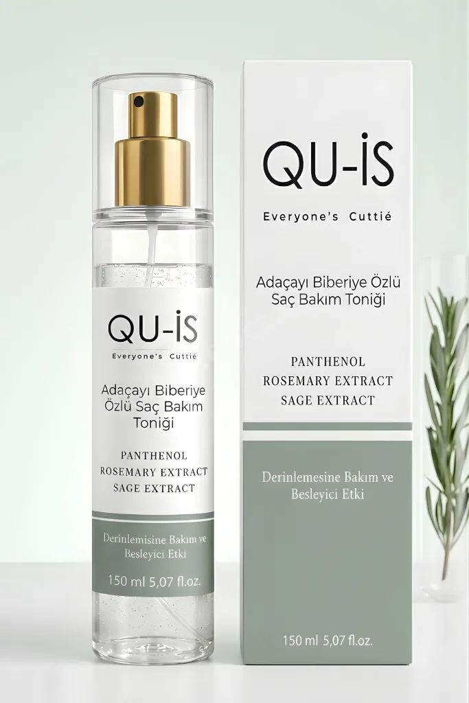 Adaçayı ve Biberiye Özlü Saç Bakım Toniği 150 ml - ( Biotin & Niacinamide , Dökülme Karşıtı )