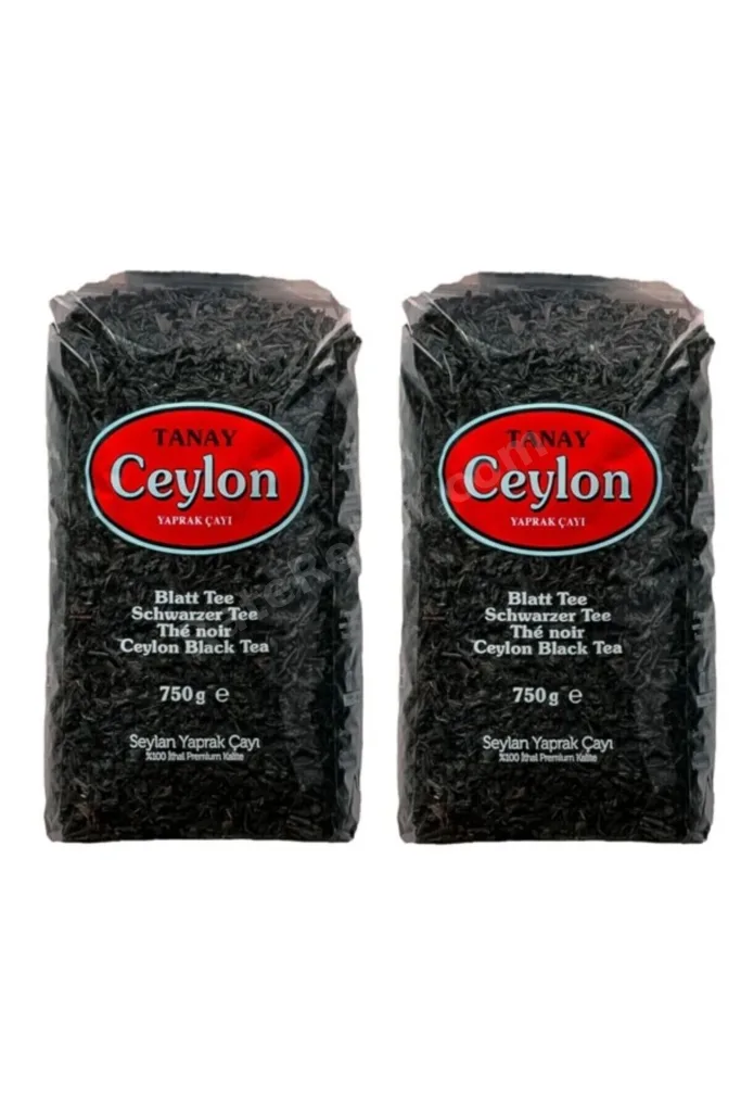 Ceylon Ithal Sri Lanka Siyah Yaprak Seylan Çayı Kaçak Çay 750 gr X 2 Adet (1.500 GR)