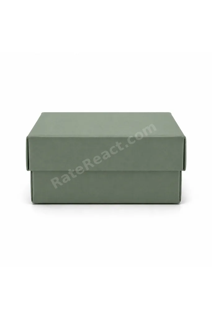 Yeşil Takı Kutusu( 5,5x4x3 cm) Hediye Kutusu Yüzük Küpe Kolye Saklama Kutusu Şık Minimal Tasarım