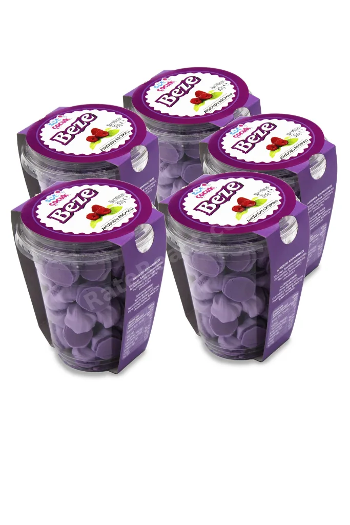 Süt Çocuk Ahududu Aromalı 30 Gr 5'li Beze Paketi