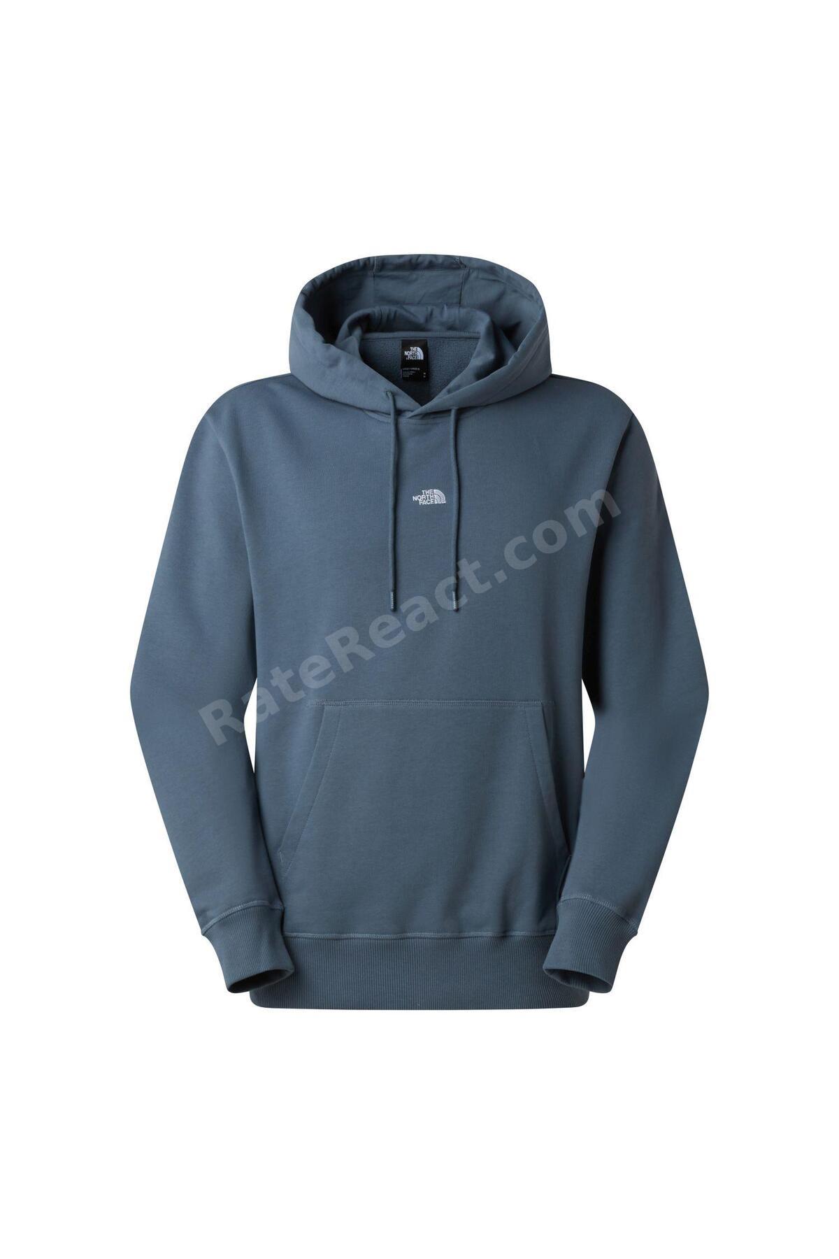 U ESSENTIAL LIGHT RELAXED HOODIE Unisex Sweatshirt NF0A8GQD0U31 Gri-S