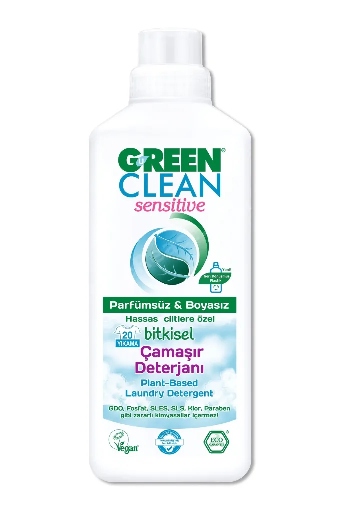 Sensitive Parfümsüz Bitkisel Çamaşır Deterjanı 1000 ml