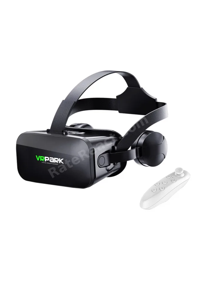 VRPARK J20 3.5mm Kulaklıklı 3D Sanal Gerçeklik Gözlüğü+ VR Kablosuz Bluetooth Kumanda-AL4752
