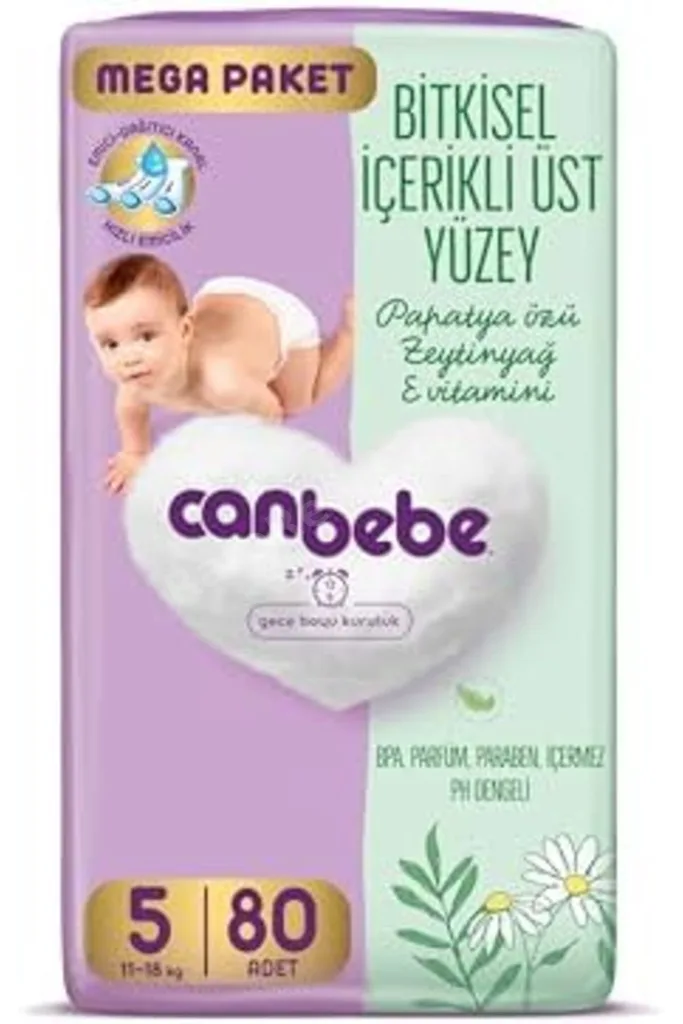 TTKTEKNOLOJİ Bebek Bezi 5 Beden (11-18 kg) 80 Adet TTKTEKNOLOJİ 2026 395519