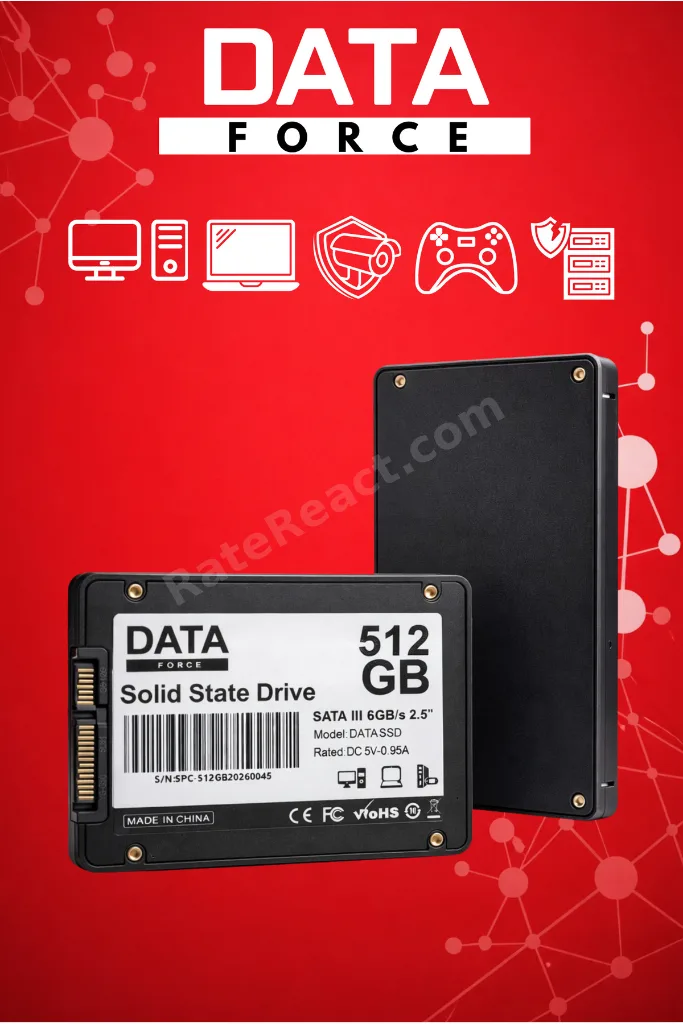 512GB SSD 2.5” SATA III – Hızlı Açılış, Sessiz