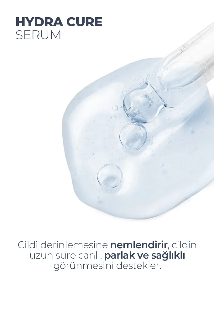 Yoğun Nemlendirici Serum (HYALURONİC SERUM & ALLANTOİN) - Hydra Cure Serum - 30 ml