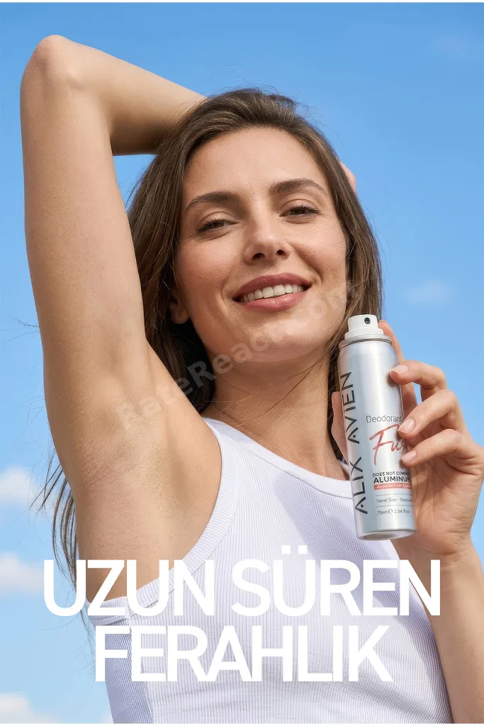Alüminyumsuz Seyahat Boy Kadın Deodorant Sprey 75 ML - Fusion