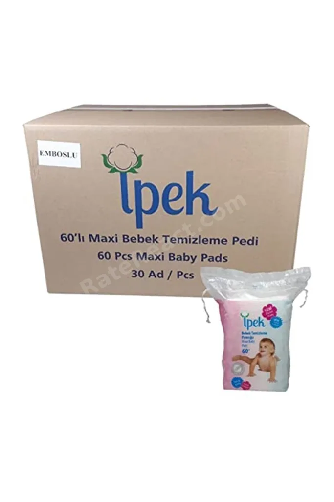 Bebek Temizleme Pamuğu 60 * 30 Paket