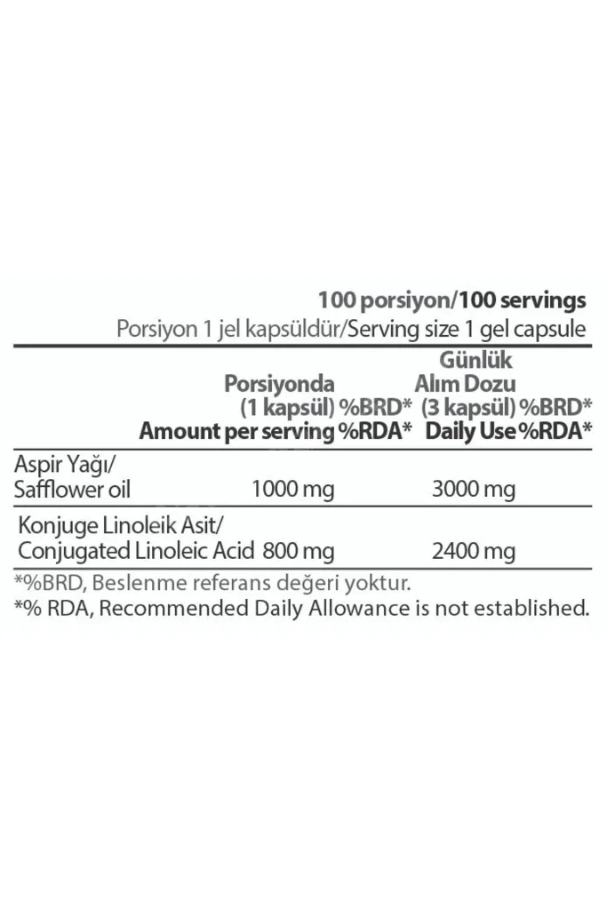 Cla One 100 Jel Kapsül (800 Mg)