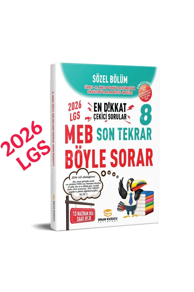 2026 LGS SON TEKRAR SÖZEL + SAYISAL BÖLÜM SORU BANKASI SETİ