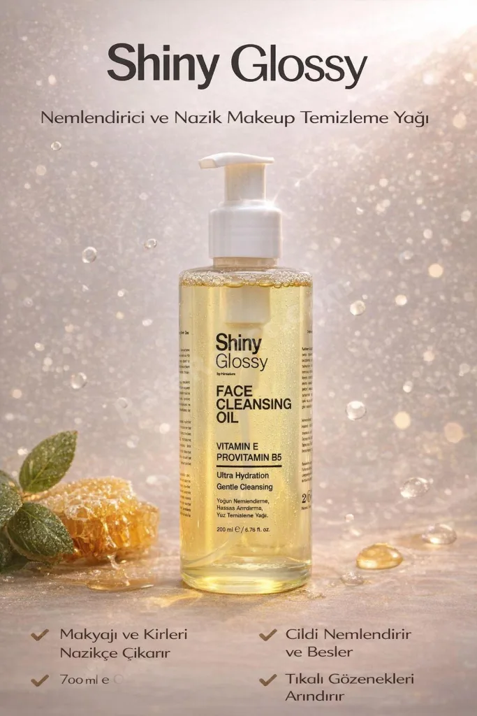 Vitabear Saç Vitamini 60 Adet +Yüz Temizleme Yağı 200 ml (AHA BHA Peeling Etkili Cilt Serumu 30 m)