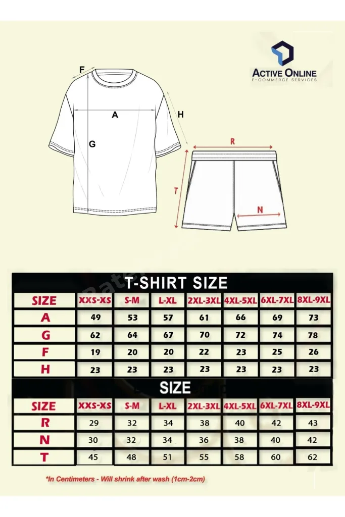 Erkek Siyah Oversize Baskılı Şort Takım Günlük ve Spor Stil
