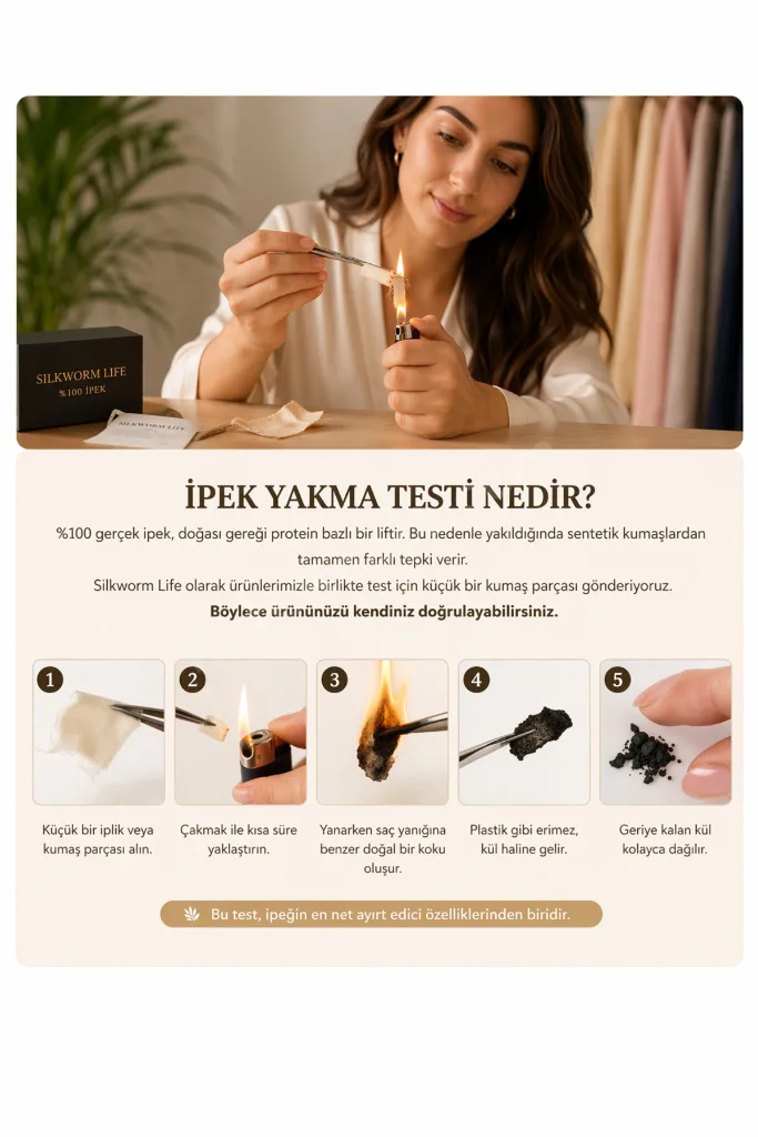 % 100 Saf İpek Yastık Kılıfı 1 adet ( 50 x70)
