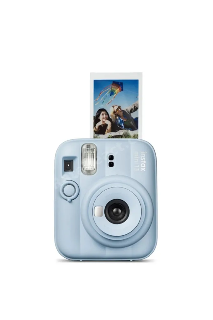 Instax Mini 13 Fotoğraf Makinesi-Büzgülü Kılıf-10'lu Film-64lü PVC Albüm ve Mıknatıslı Çerçeve Seti