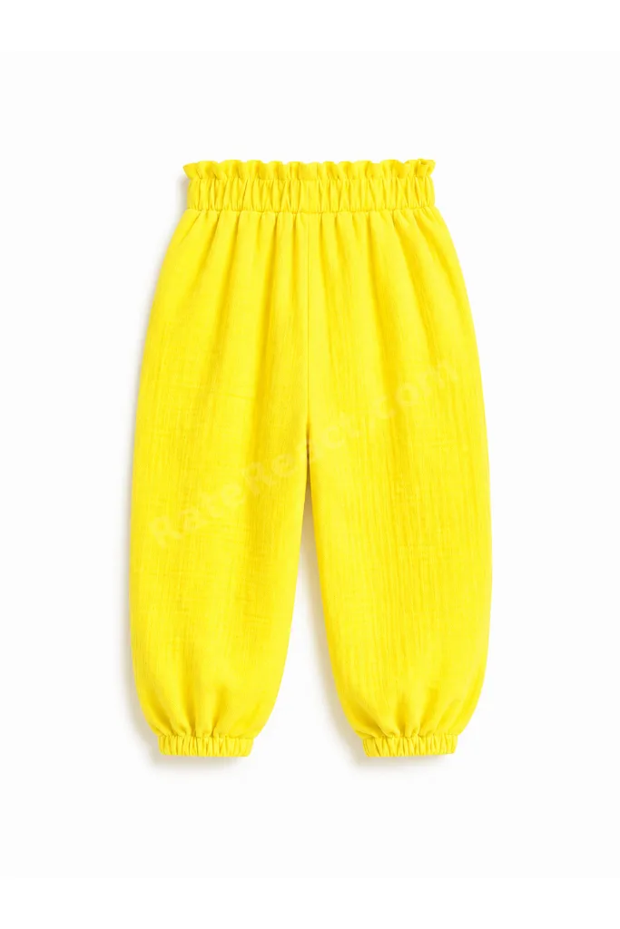 Bol Kesim %100 Pamuk Pantolon (2-9 Yaş)