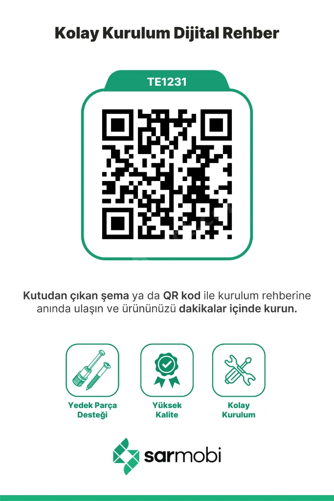 Terra 3 Çekmeceli Şifonyer 75x77x42 cm Beyaz – Modern Tasarım