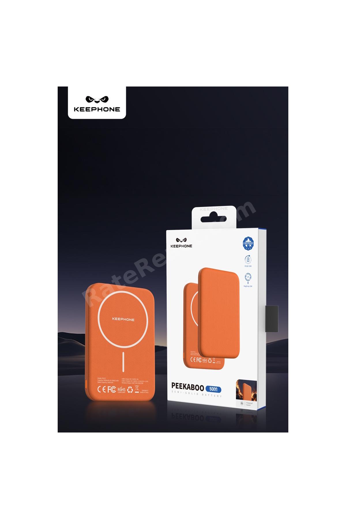 PB57 Peekaboo 5.000 mAh 20W PD ve 15W MagSafe Uyumlu Powerbank
