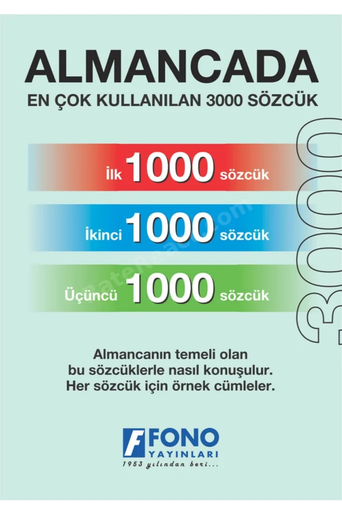 Almanca Ilk 3000 Sözcük