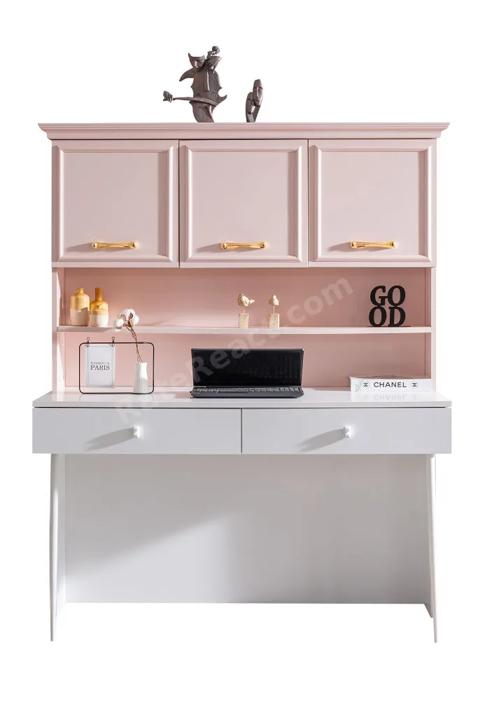 Rosa Genç Odası- 3 Kapılı Dolap, Karyola, Komodin, Masa