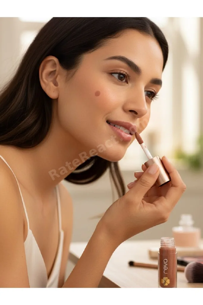 Vegan & Temiz İçerikli Lip & Cheek Tint – 2’si 1 Arada Doğal Renk, Nem ve Işıltı
