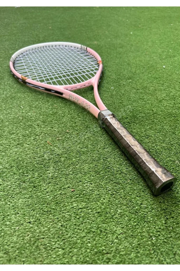 Pro Tenis Raketi 27 İnç Pembe Yüksek Kalite Düşük Sarsılma