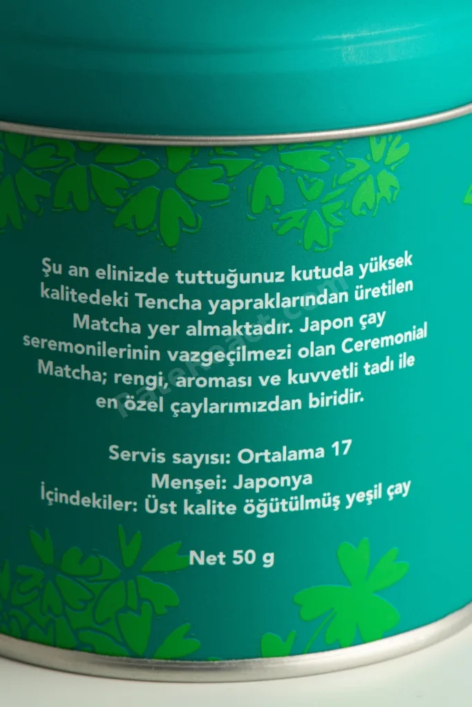 Ceremonial Grade Matcha Çayı 50 gr - Japon Yeşil Çay Tozu