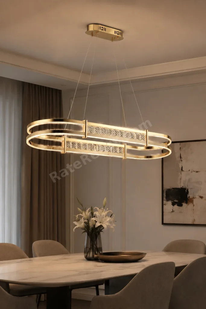 Marbella Sarkıt Led Avize Modern Luxury Salon Yemek Masası Üzeri Avize