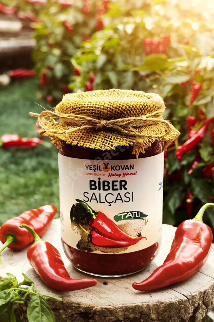 Tatlı Biber Salçası 650 gr - Hatay Ev Yapımı, Güneşte Kurutma