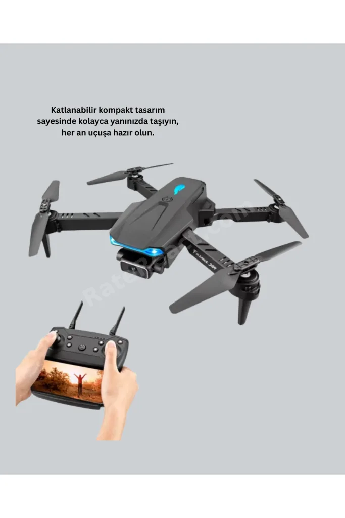 SEMEGLBL Wifi FPV Canlı Görüntü Aktarımlı (212135) Katlanabilir Drone