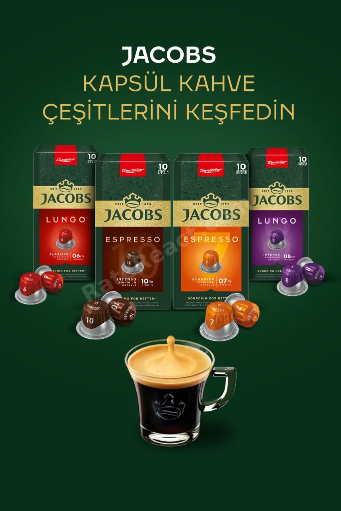 Kapsül Kahve Tanışma Paketi 40'lı Kapsül Kahve - Fincan Hediyeli (Nespresso Uyumlu)