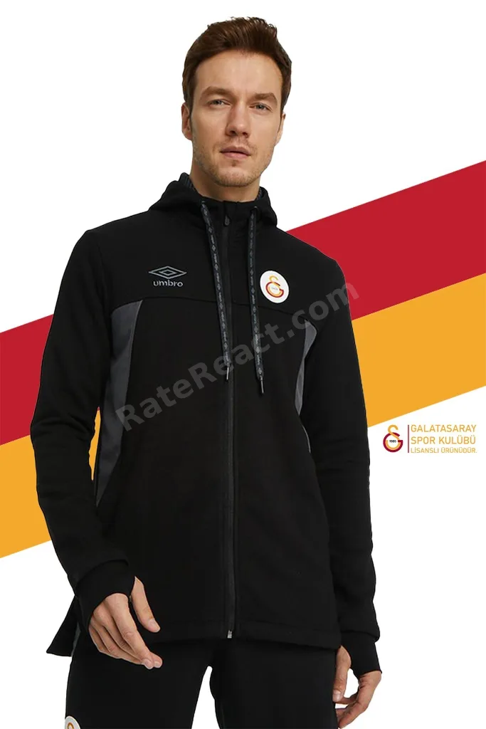 Orijinal Lisanslı Kapüşonlu Siyah Fermuarlı Hoodie Hediyelik Ahşap Kutulu