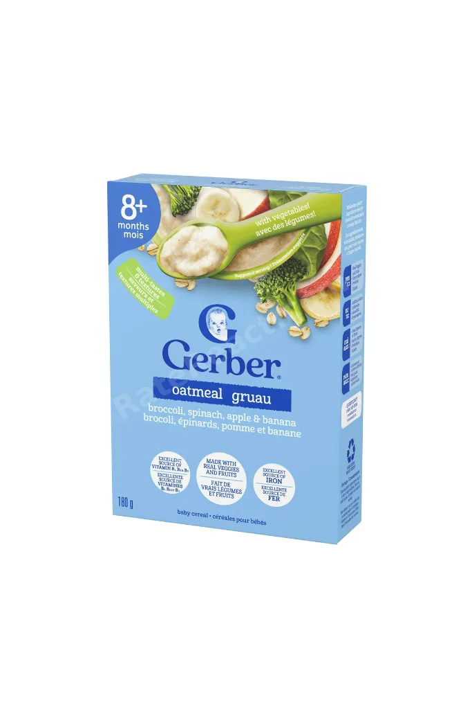 Cereals- YENİ SERİ- Probiotic-Brokoli, Ispanak, Elma ve Muzlu Kaşık Maması 180 Gr- 8. aydan itibaren