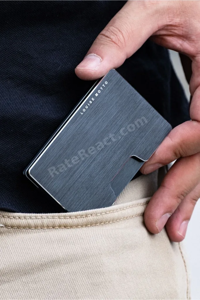 Cardx - Detroit - Yeni Nesil Minimalist Cüzdan & Kartlık - Rfid, Çıkarılabilir Klips Unisex(GRİ)