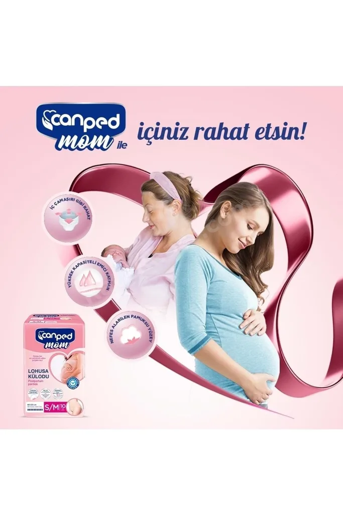 Mom Lohusa Külodu - Külot Bez S - Small - Küçük / M - Medium - Orta 20 Adet (2PK*10)